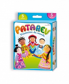 Набор пластилина для детской лепки, 5 баночек и 6 бумажных нарядов (SentoSpherE, 876k)